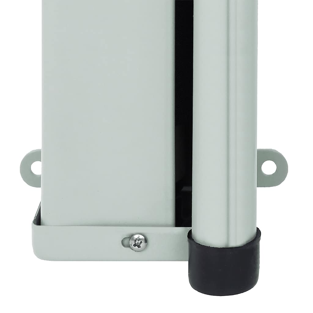 Side Awning | Grey screen, Green grey posts