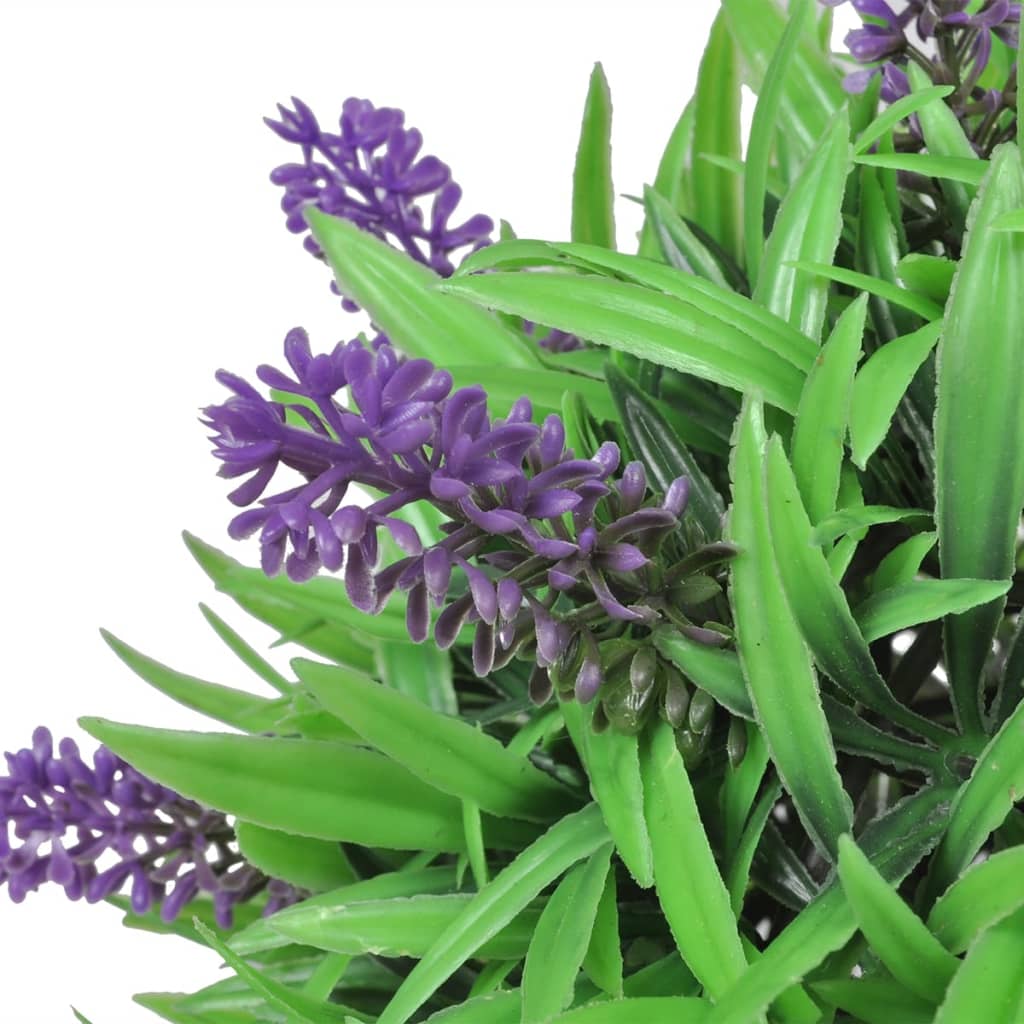 Set of 2 Artificial Boxwood Ball with Lavender 28 cm