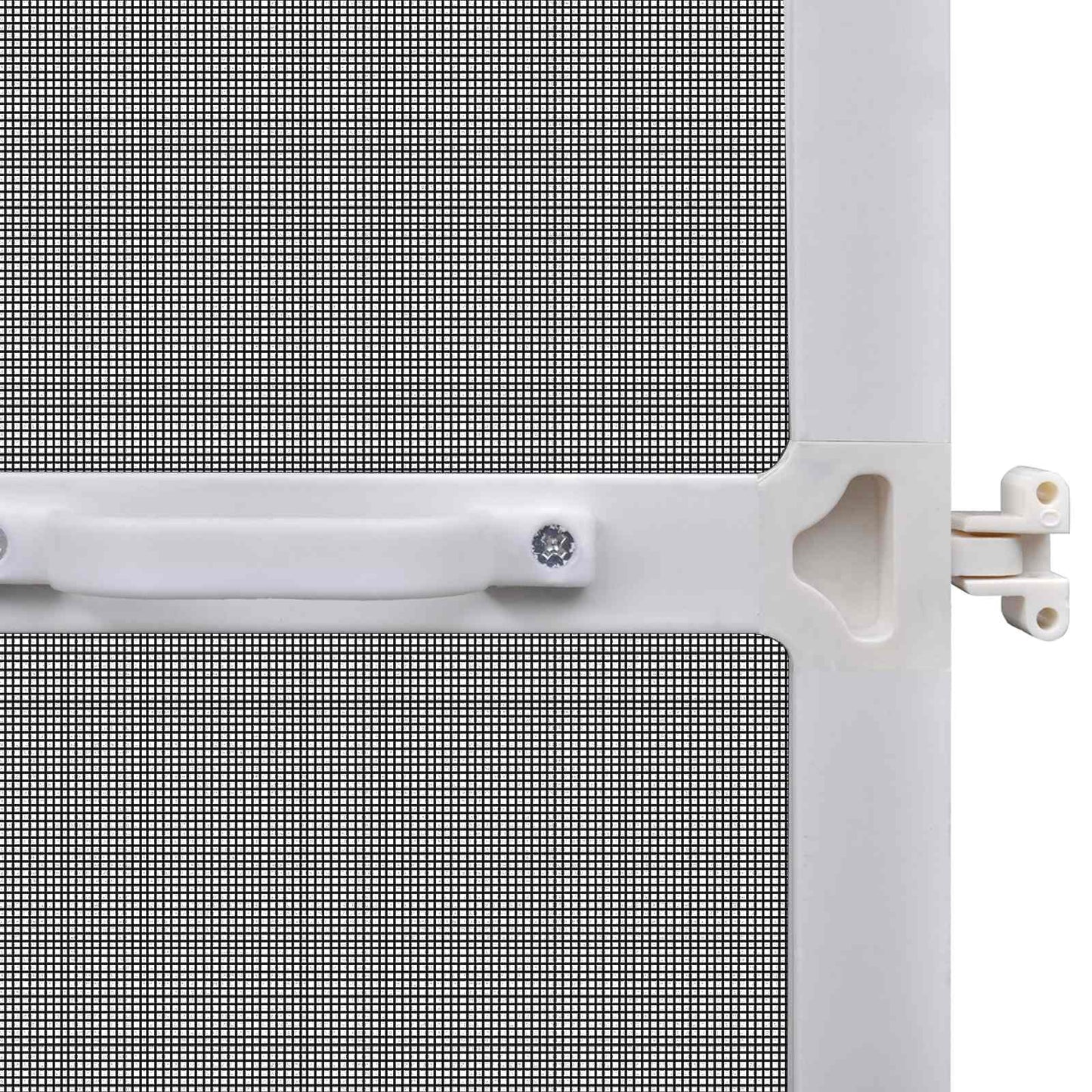 Hinged Insect Screen Manual White and Black 120 x 240 cm