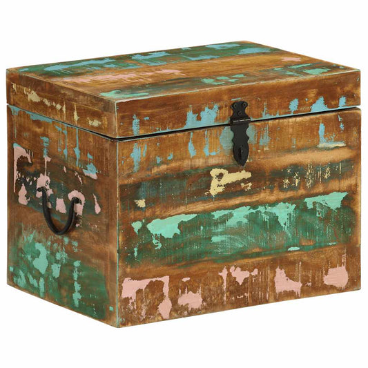Storage Box | Multicolour | Reclaimed multi-colour solid wood