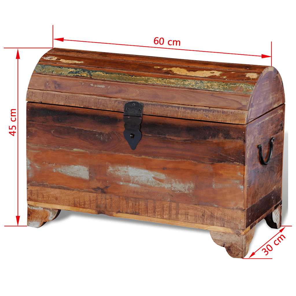 Storage Chest | Multicolour | Reclaimed multi-colour solid wood | Medium