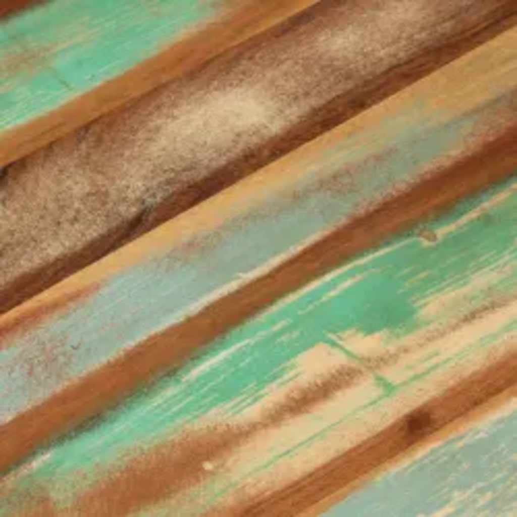 Coffee Table | Multi-colour wood | Solid reclaimed wood | Small
