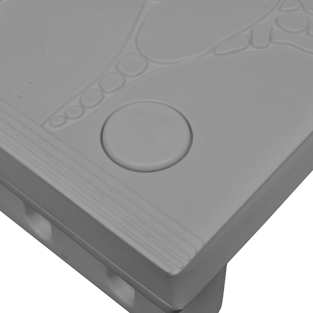 Spa Step | Grey | Plastic | Medium | Reversible | Spa Step | Rectangular