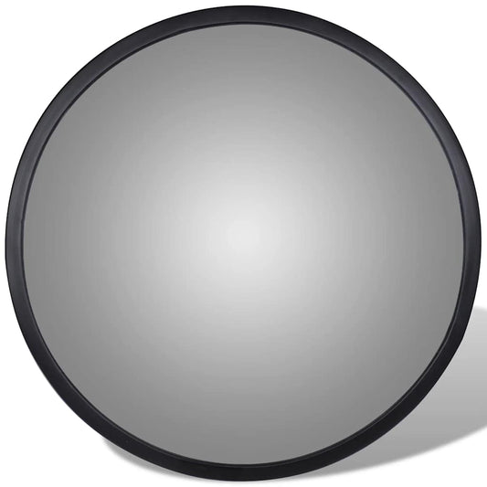 Convex Traffic Mirror Acrylic Black 30 cm Indoor