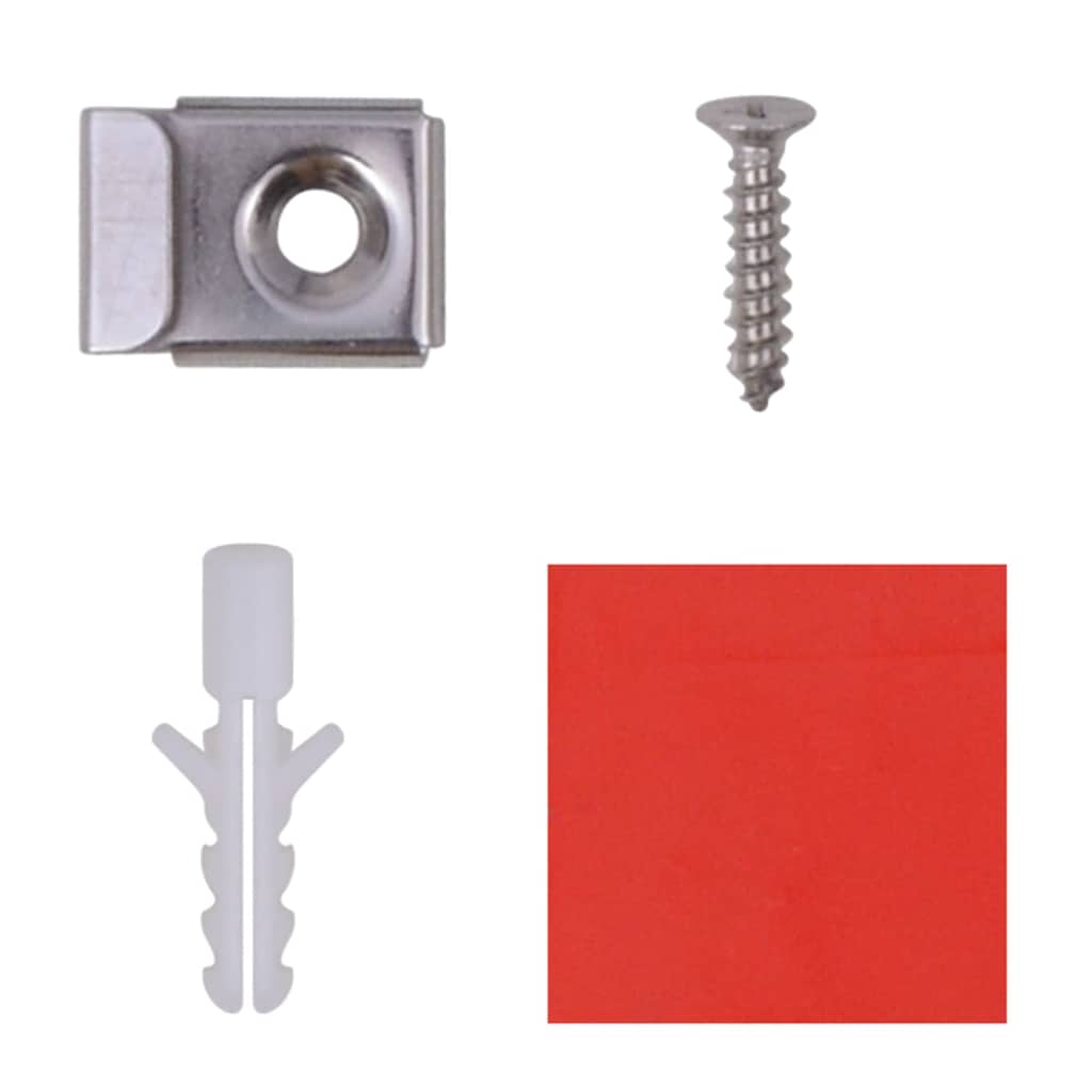 Mirror Tile | Set of 8 | High-quality glass | Small | Decorative Inlays