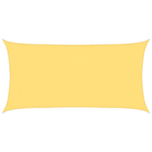 Sunshade Sail HDPE Rectangular 2x4 m Beige