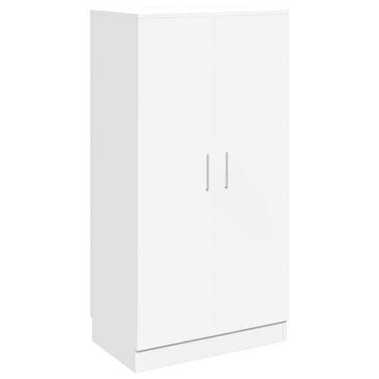 Shoe Rack | White | Engineered Wood | Medium | Shoe Rack | Rectangular