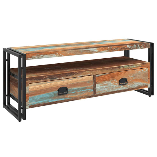 TV Cabinet | Multicolour | Solid reclaimed wood, Steel | Medium