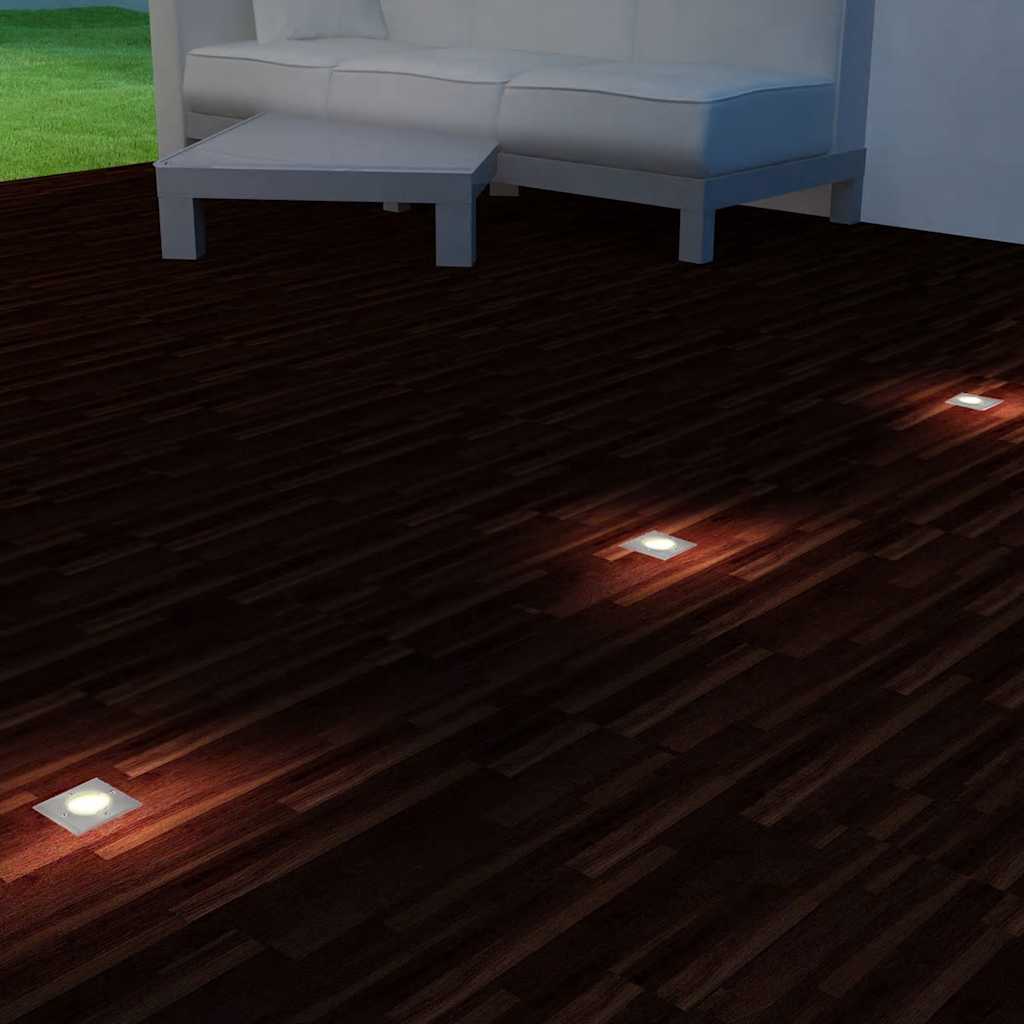 Ground Light | Set of 3 | Silver and grey