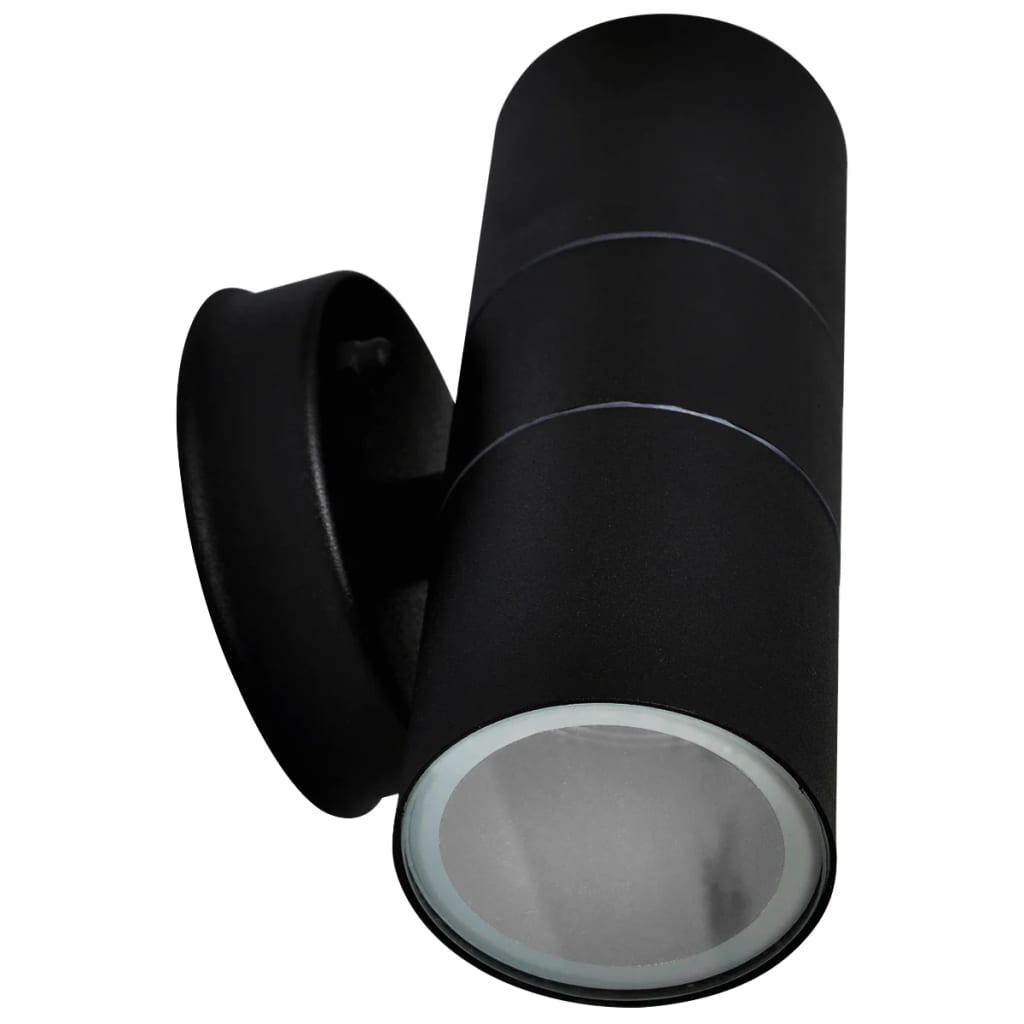 Wall Light | Set of 2 | Black | Stainless steel | Medium | Wall mounting