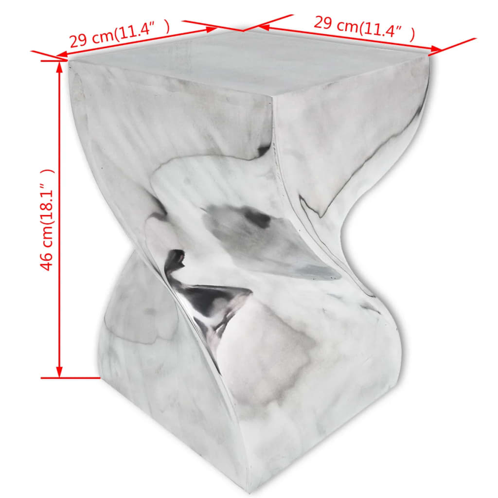 Stool | Silver | Aluminium | Compact | Lightweight | Side Table | Square