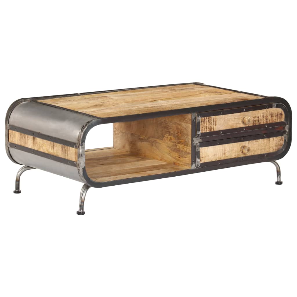 Coffee Table | Multicolour (Variations of wood and iron)