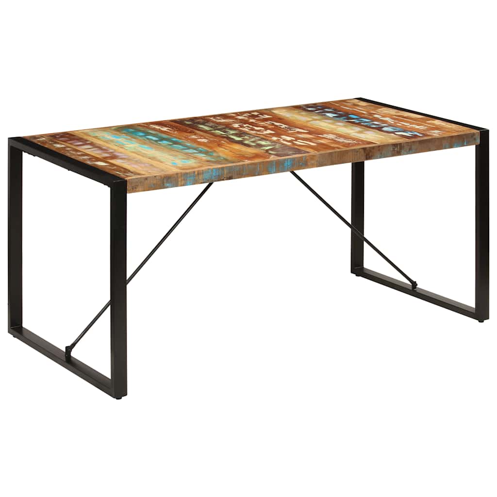 Dining Table | Unique due to reclaimed wood (multicoloured)