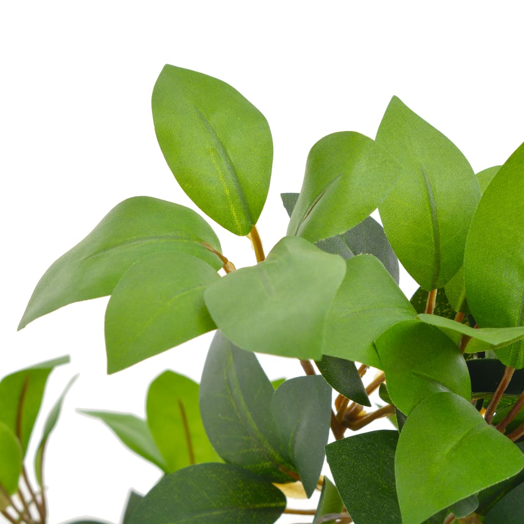Artificial Plant | Green and Brown | Polyester & Wood | Medium
