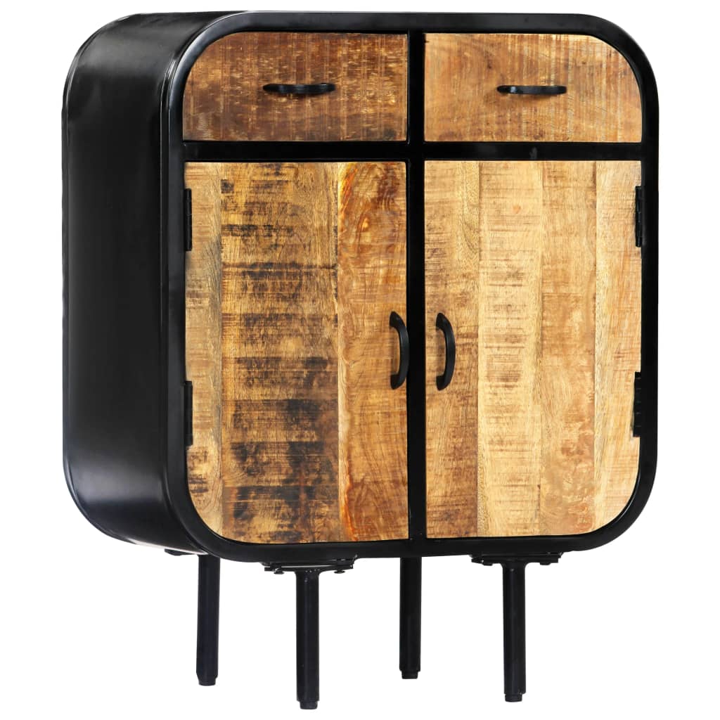 Sideboard | Brown and Black | Solid mango wood, powder-coated iron