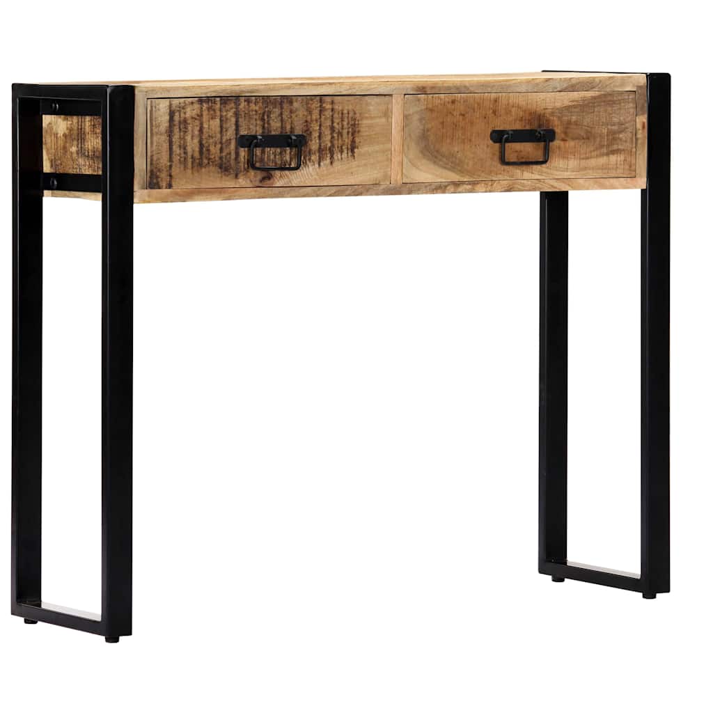 Console Table | Natural wood and black