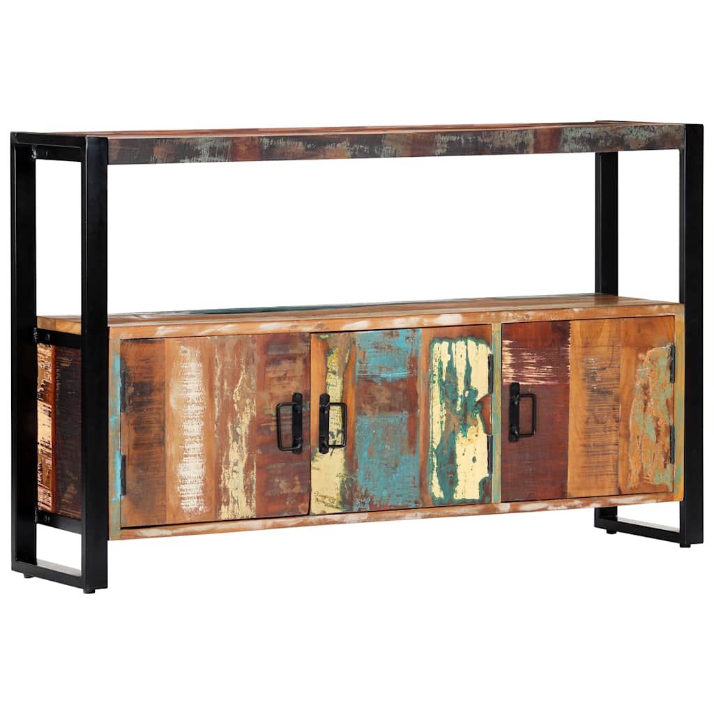 Sideboard | Multicoloured | Solid reclaimed wood, powder-coated steel