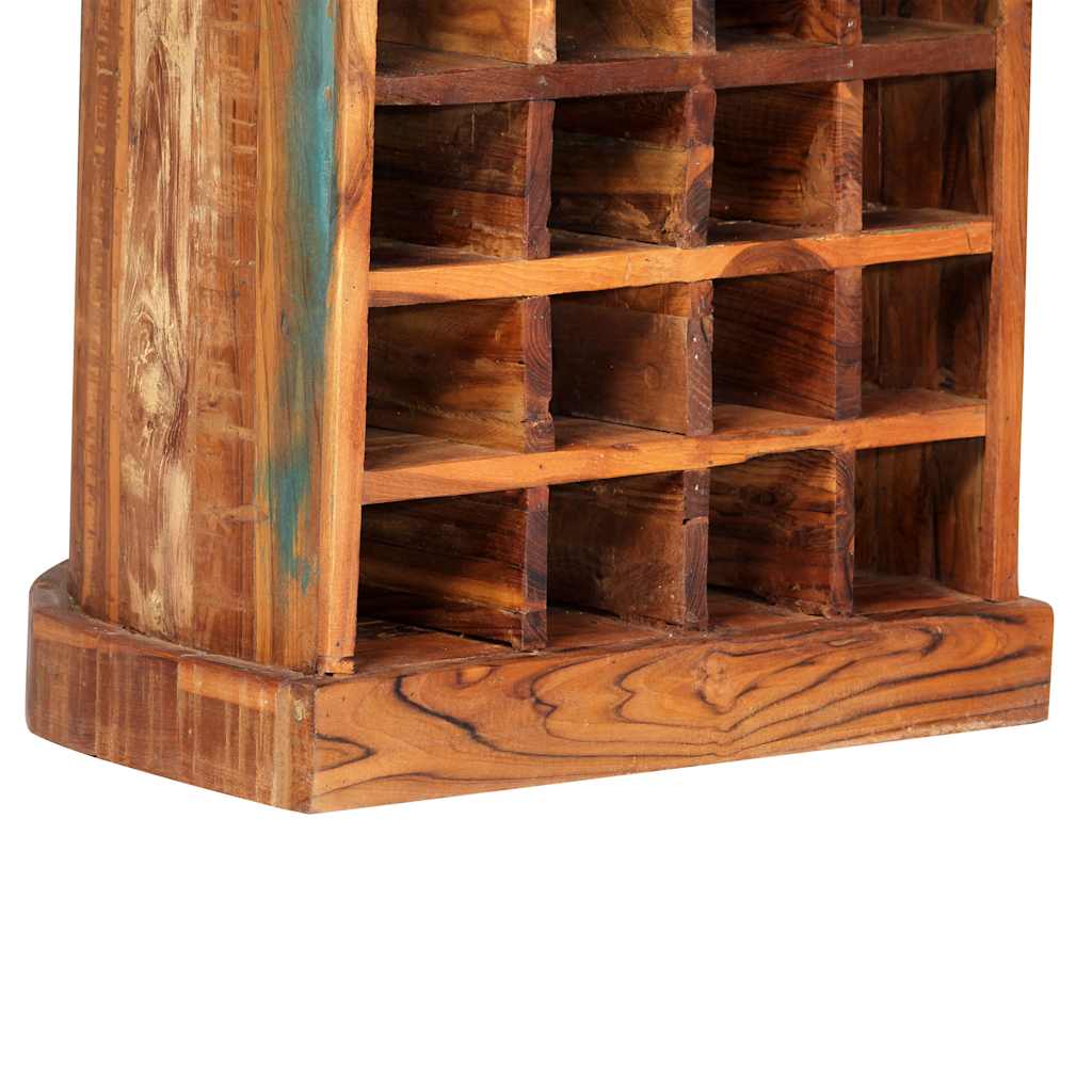 247879 vidaXL Wine Rack 50x40x180 cm Solid Reclaimed Wood