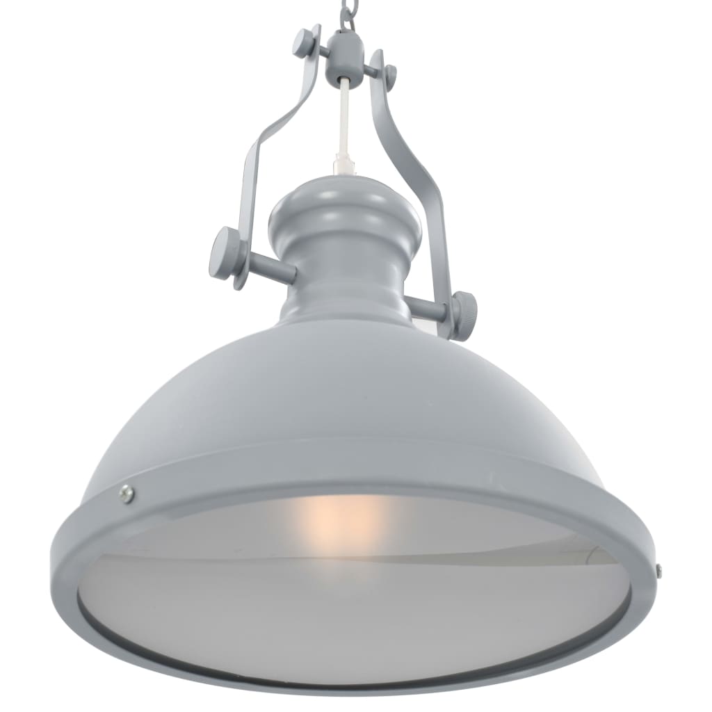 Ceiling Lamp | Matt grey | Acrylic | Medium | Industrial | Ceiling Lamp