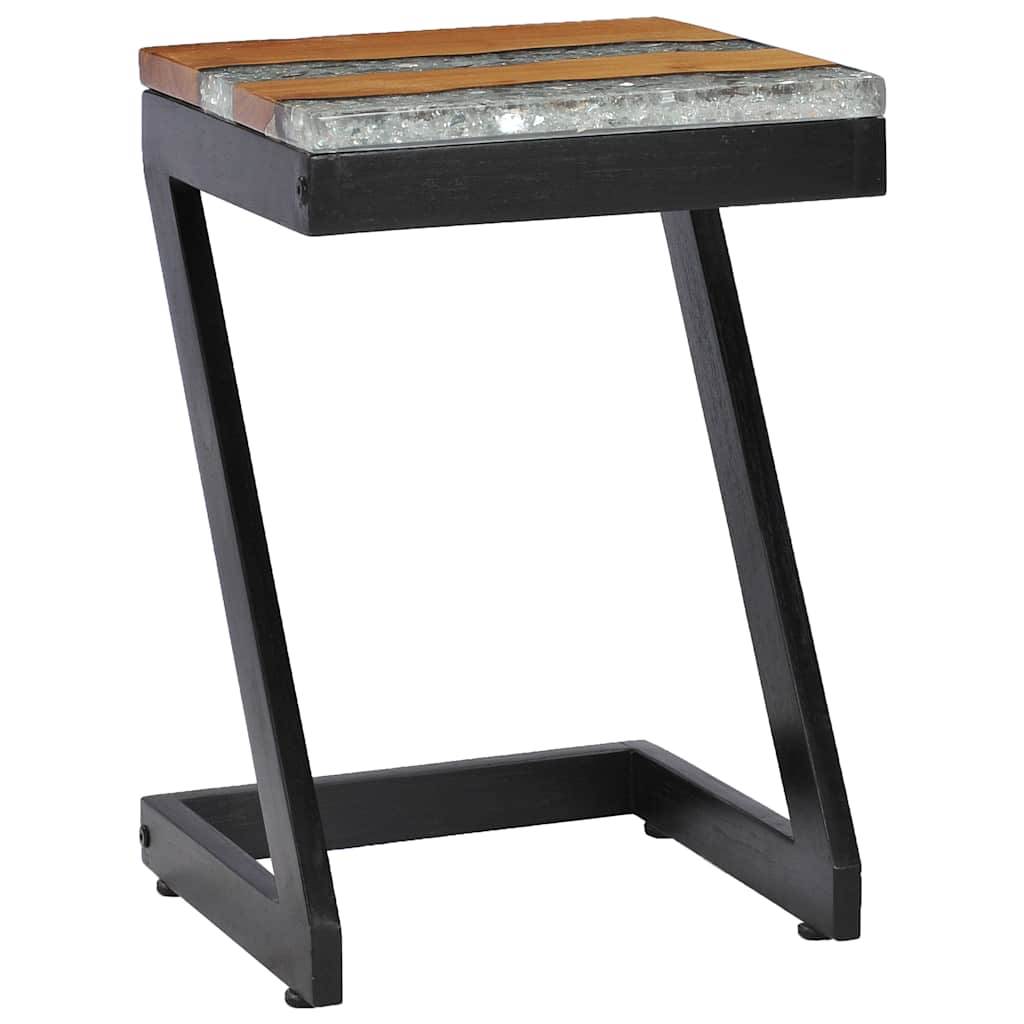 Coffee Table | Multicolour | Solid teak wood | Small | Decorative Inlays