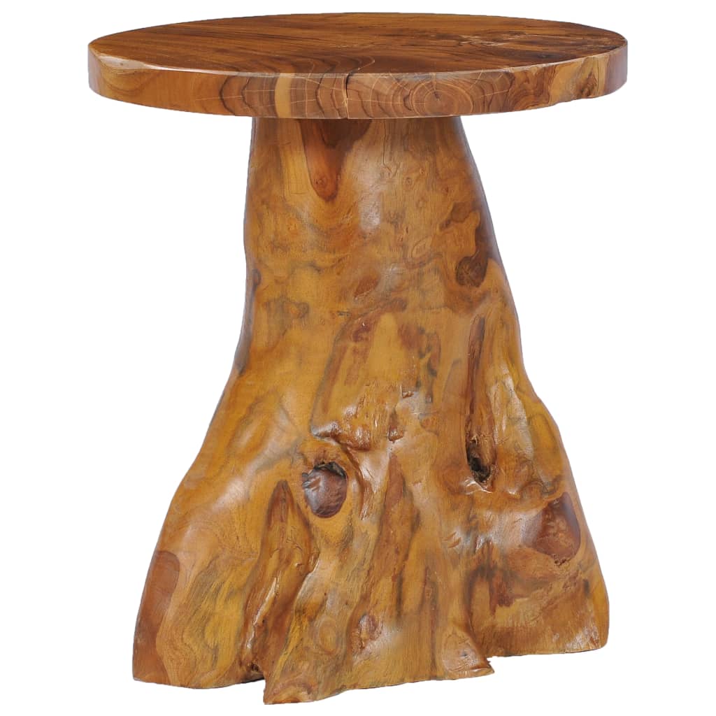 Coffee Table Natural wood Solid teak wood 15.7x15.7 in Durable