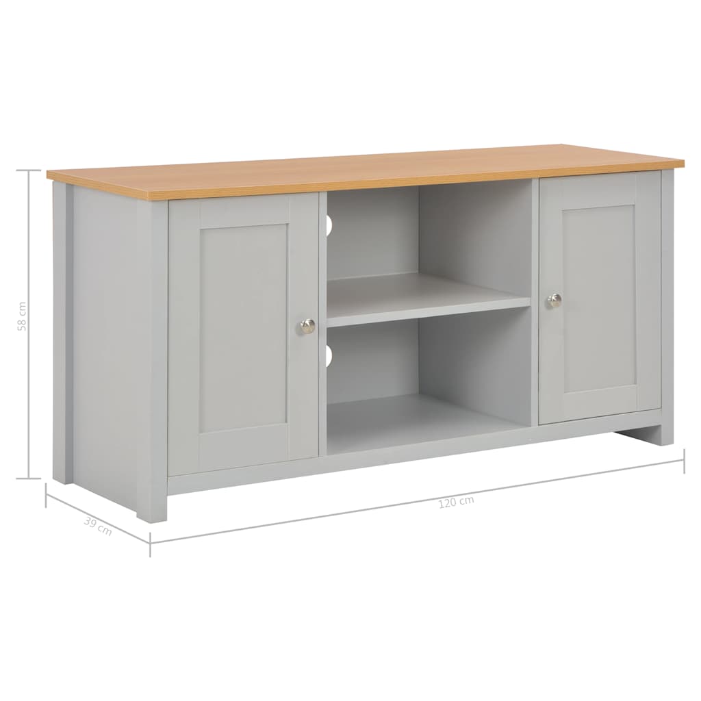 TV Cabinet | Grey | Engineered wood with melamine | Standard | TV Cabinet
