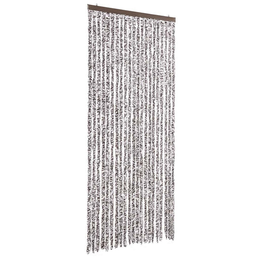Insect Curtain Brown and Beige 90x220 cm Chenille