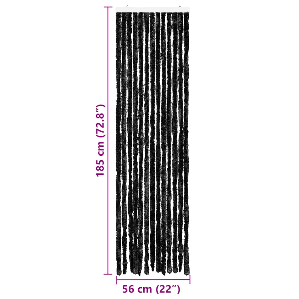 Insect Curtain Anthracite 56x185 cm Chenille