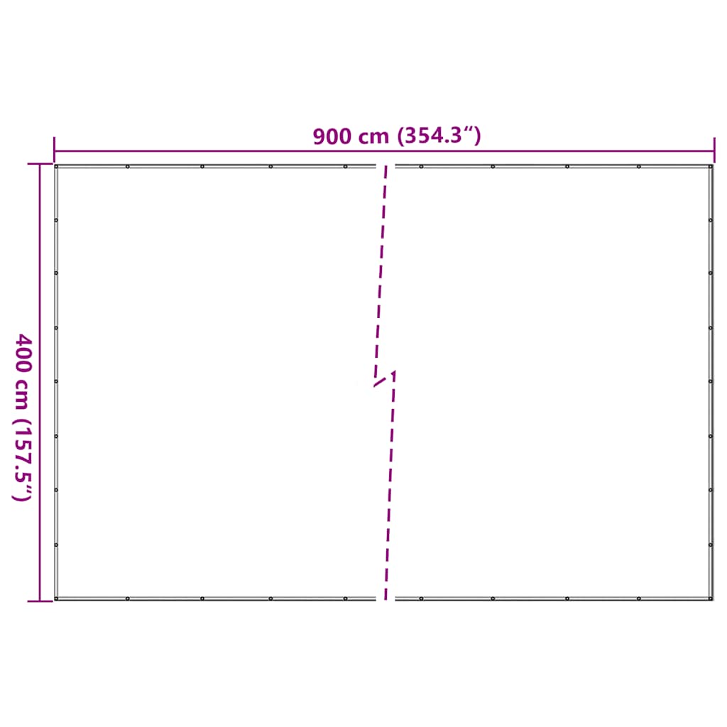 Container Net HDPE 4x9 m Black