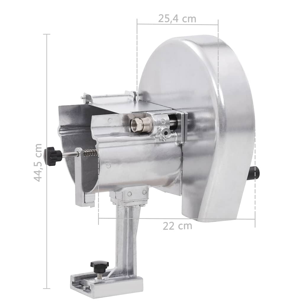 Manual Vegetable Cutter Silver 22x44.5 cm Aluminum