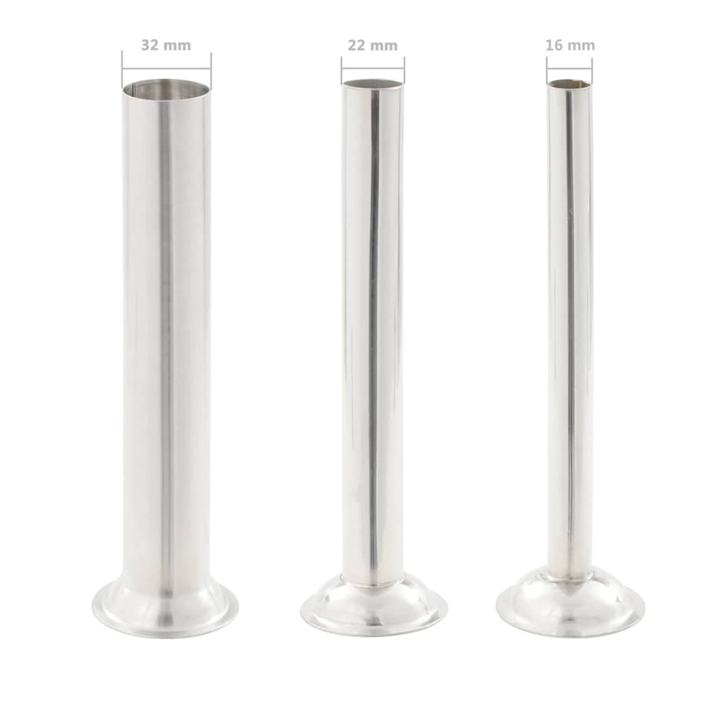 Manual Sausage Stuffer Silver 7 L Stainless Steel