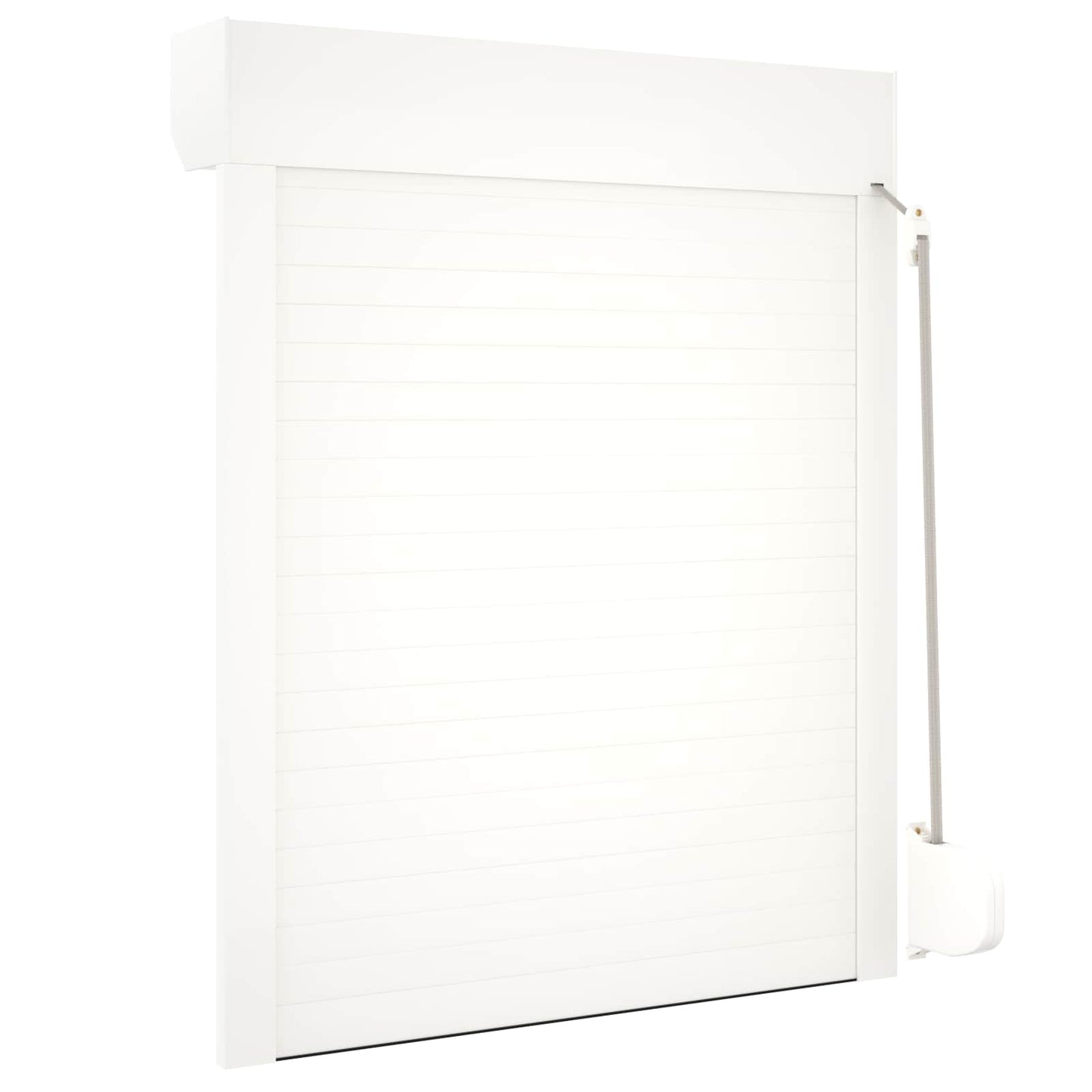 Roller Shutter White 70 x 100 cm Aluminium and Polyurethane