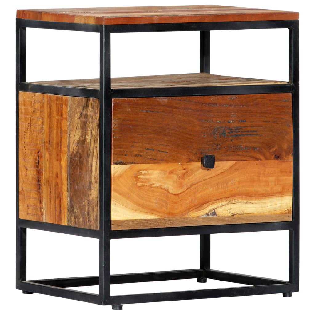 Bedside Cabinet | Multicolour | Solid reclaimed wood | Small