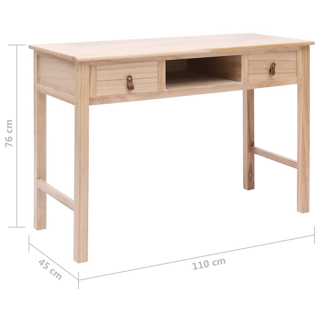 Desk | Natural | Paulownia wood, Poplar wood | Medium | Desk