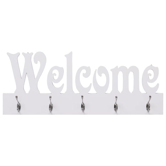 Coat Rack | White | MDF board | Medium | Coat Rack | Rectangular