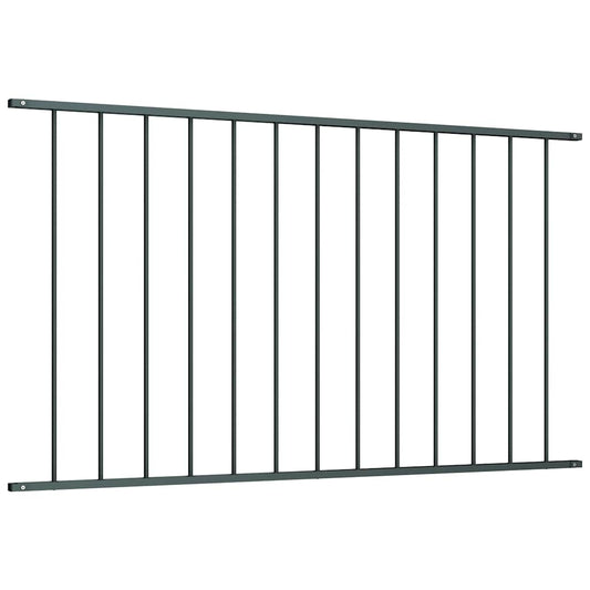 Fence Panel Woerden Powder-coated Steel 1.7x1 m Anthracite