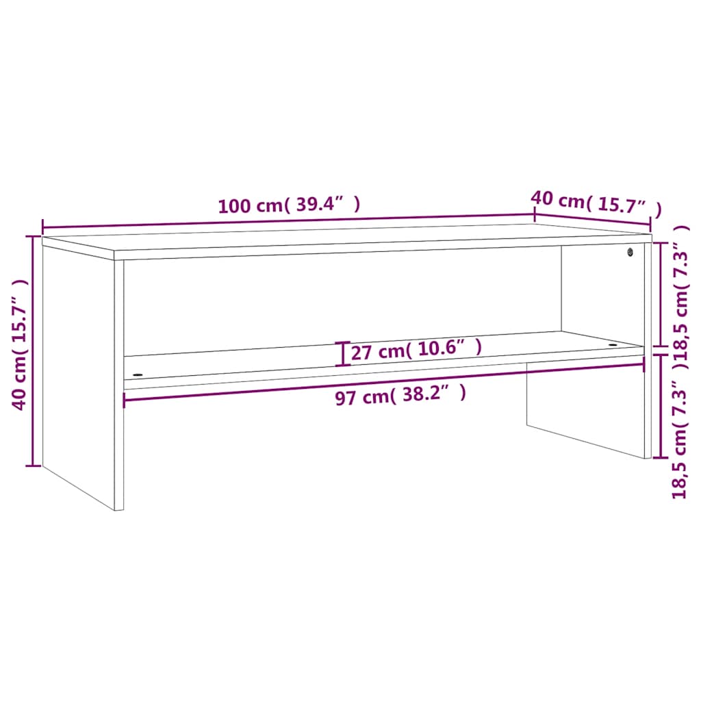TV Cabinet | Sonoma oak | Engineered wood | Medium | TV Cabinet