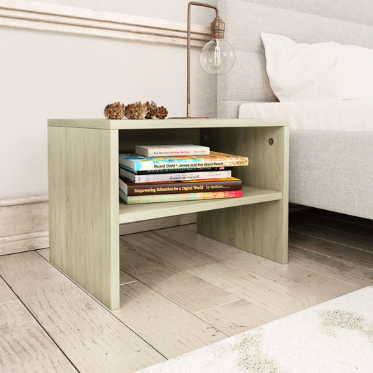 Bedside Cabinet | Set of 2 | Sonoma oak | Engineered wood | Medium