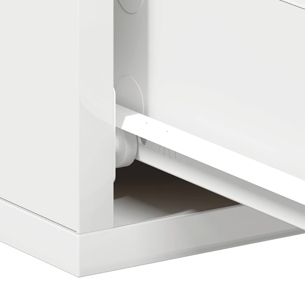Floating Nightstand | Set of 2 | White | Engineered wood | Compact