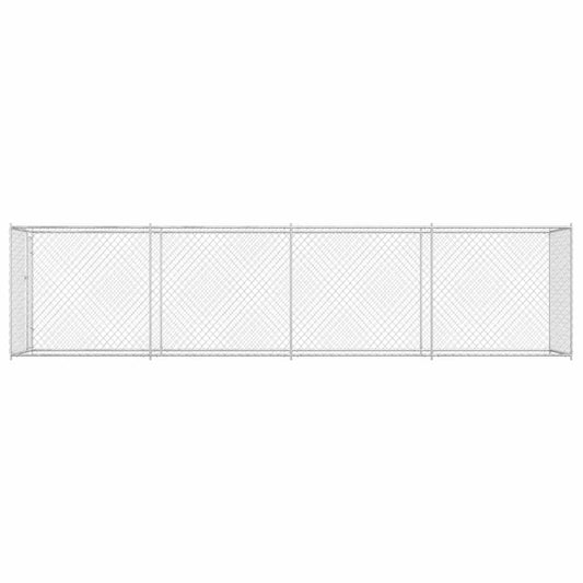 Dog Kennel | Silver | Galvanised steel | Extra Large