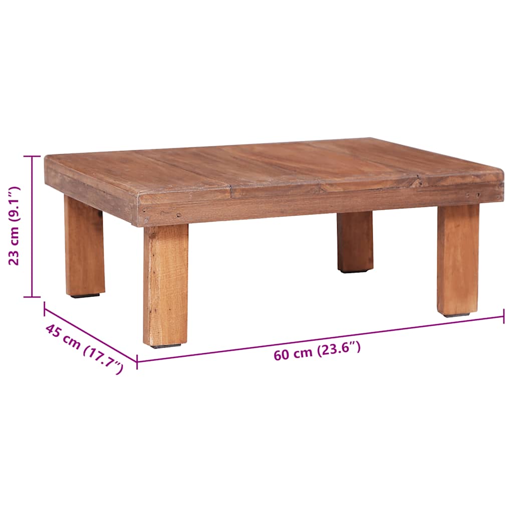 Coffee Table | Brown | Solid mahogany wood | Medium | Durable