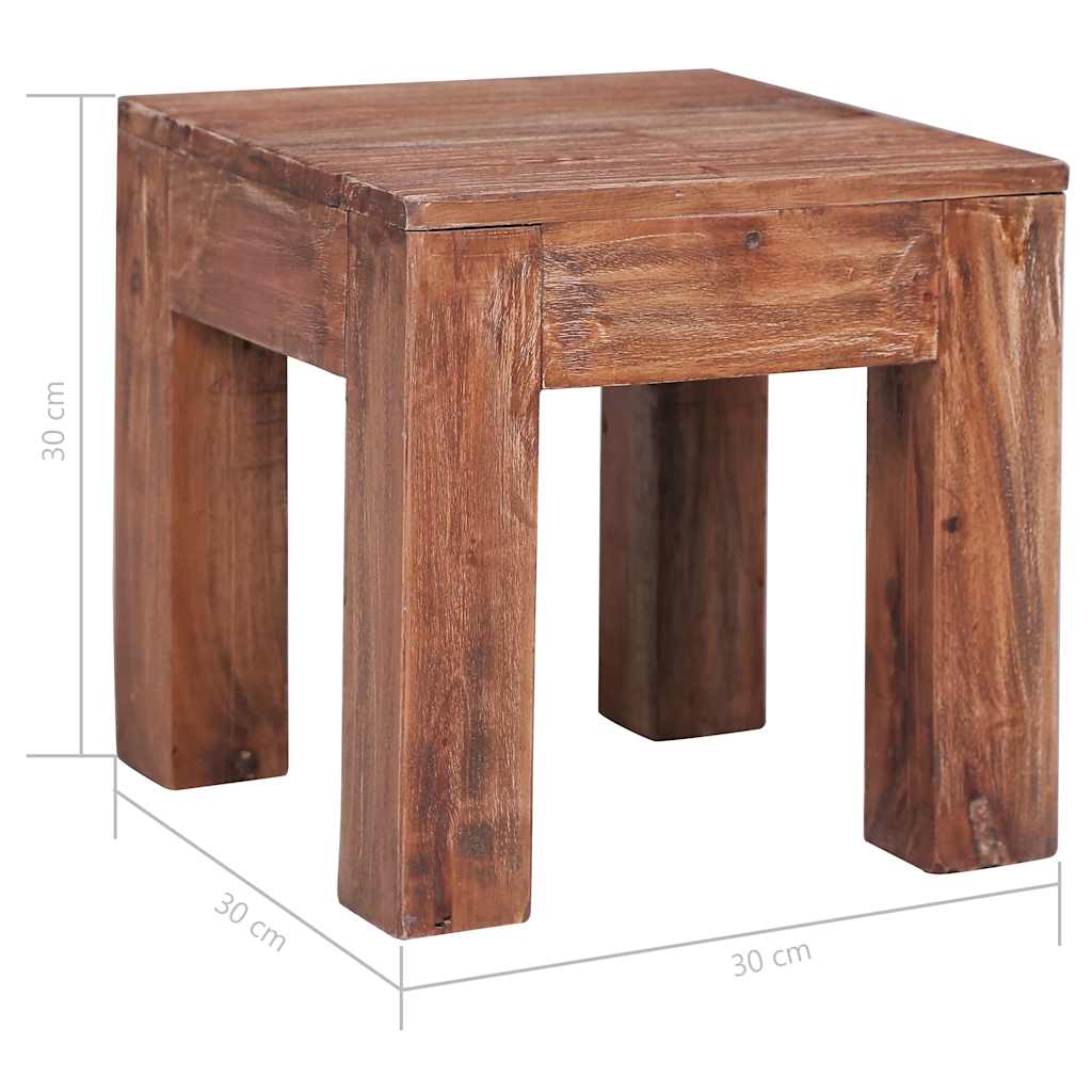 Coffee Table | Varied brown tones | Solid mahogany wood | Small