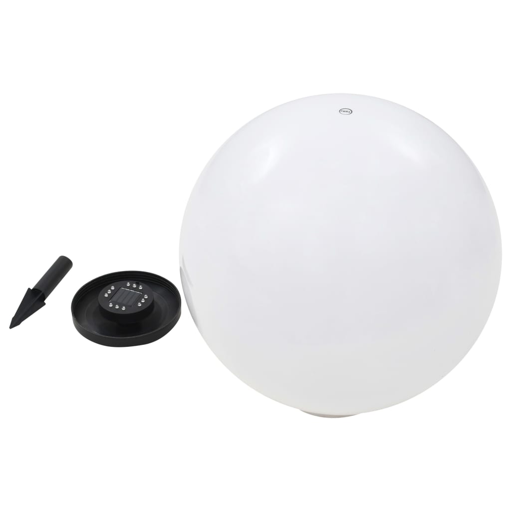 Solar Lamp | Set of 2 | White | Polypropylene (PP) | Medium | Solar