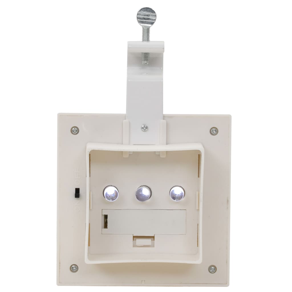 Solar Lamp | Set of 12 | White | Plastic and metal | Medium | Solar