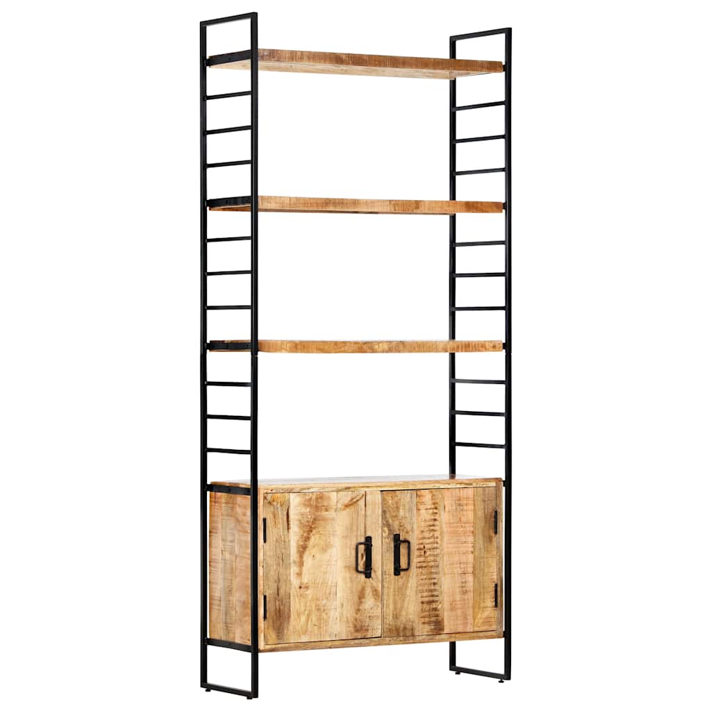 Bookcase | Rough mango wood and black