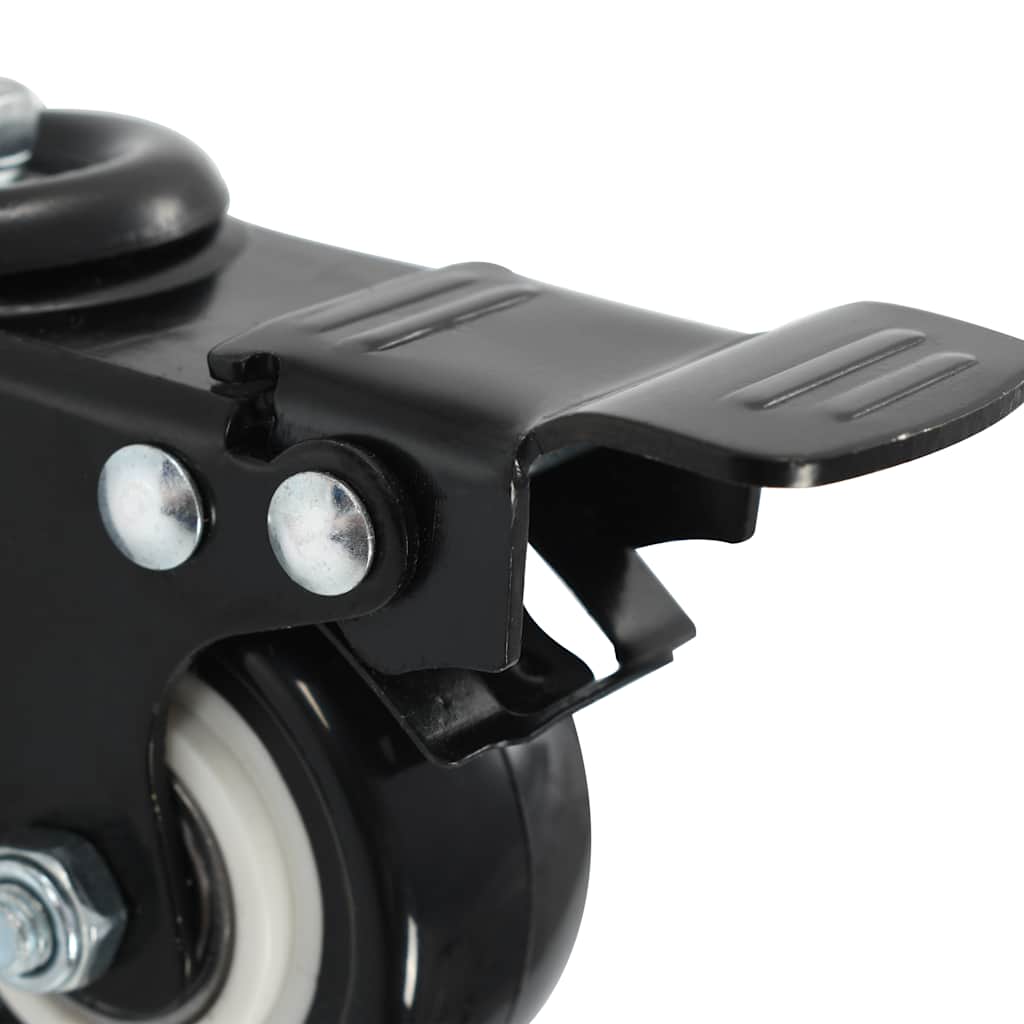 8 pcs Swivel Casters with Brakes 50 mm