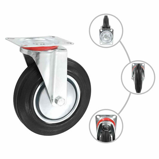 16 pcs Swivel Casters 200 mm