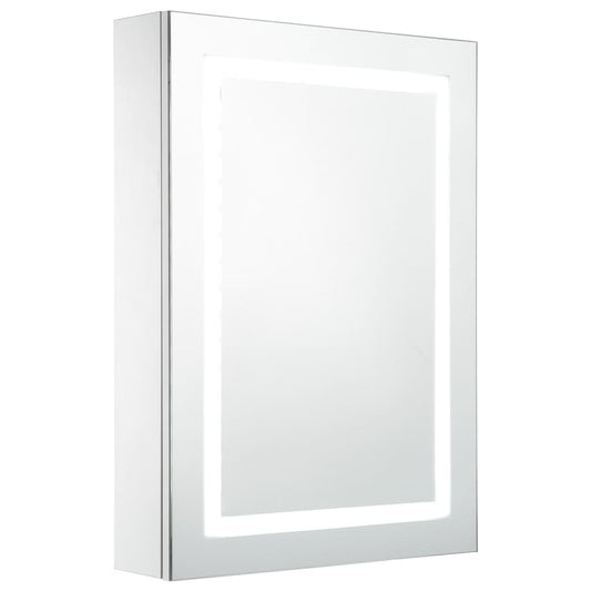 Bathroom Cabinet | White and Silver