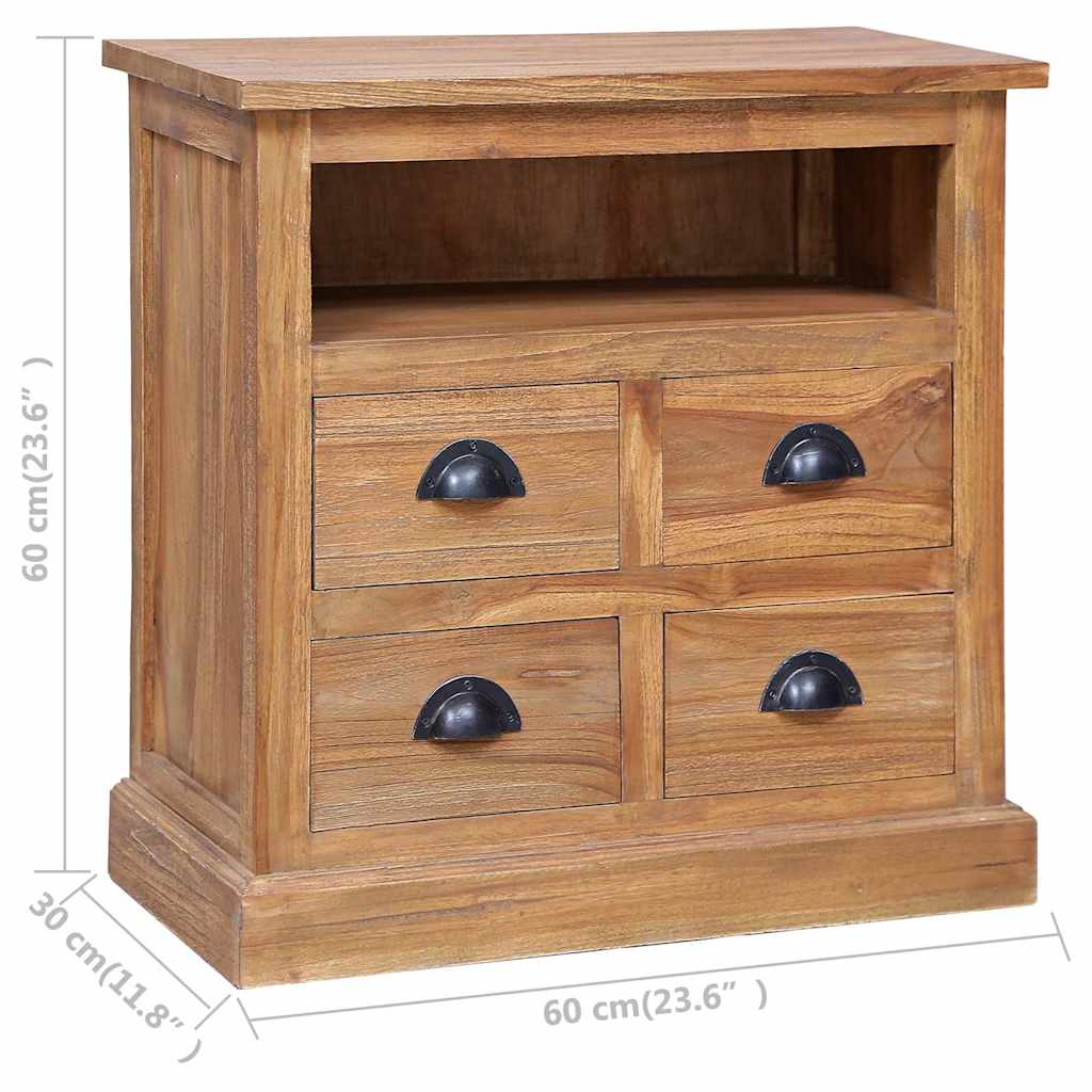 Side Cabinet | Teak | Solid teak wood | Medium | Side Cabinet