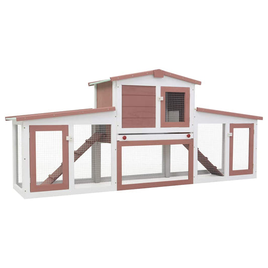 Rabbit Hutch | Brown and White